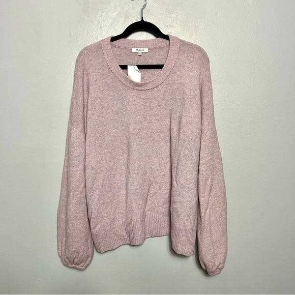 MADEWELL Payton Heather Lilac Sweater XXL NWT - Picture 4 of 8